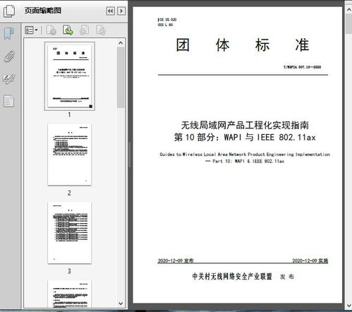 無線局域網(wǎng)產(chǎn)品工程化實(shí)現(xiàn)指南 第10部分 wapi與ieee 802.11ax t wa2020 14頁